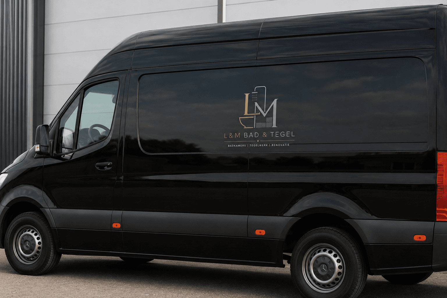 Servicebus van L&M Bad & Tegel